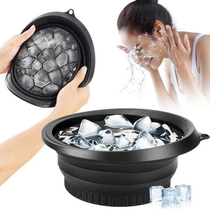 Portable Silicone Face Ice Beauty Bowl