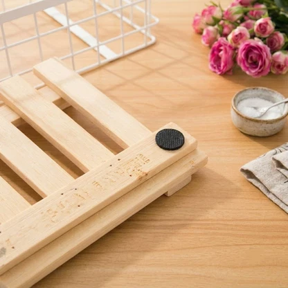 1PC Wooden Heat Resistant Table Mat