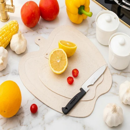 2 in 1 Knife & Cutting Board Set