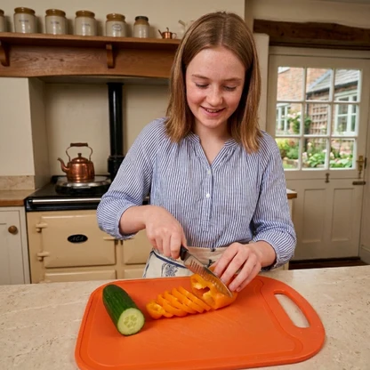 2 in 1 Portable Cutting Board Knife Kit