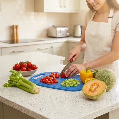 2 in 1 Portable Cutting Board Knife Kit