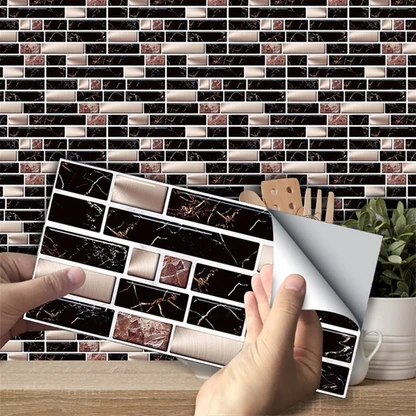 Self Adhesive Brick Design Tile Stickers