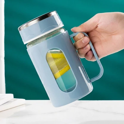 Elegant Double Layer Glass Mug 500ML