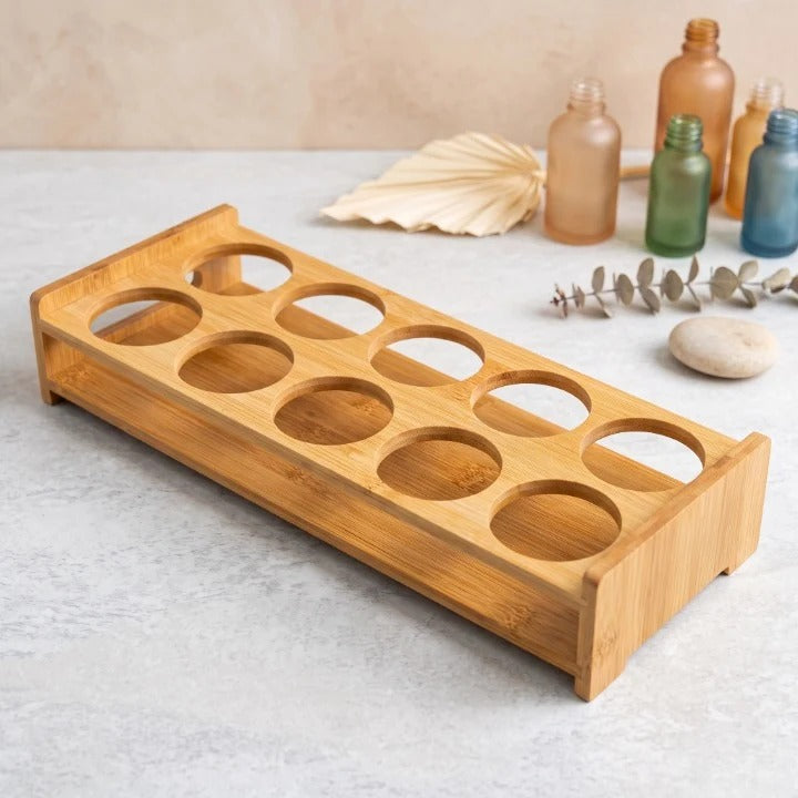 12 Grid Wooden Kitchen Egg Tray