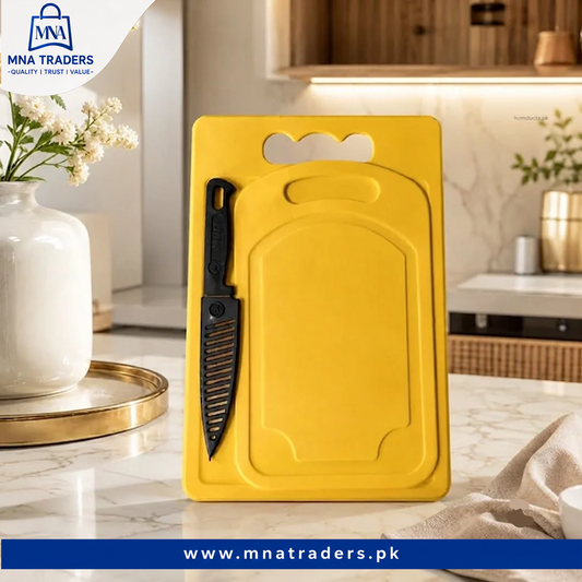 3-Piece Cutting Board Set with Chef Knife