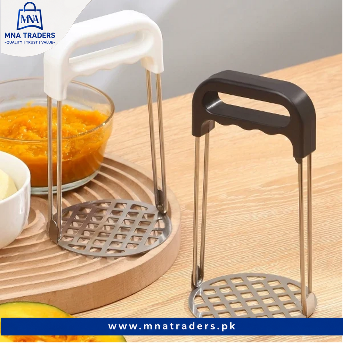Stainless Steel Potato Masher Press