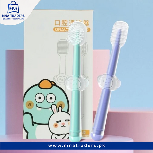 2PCs Silicon Baby Toothbrush for Milk Teeth for bundle