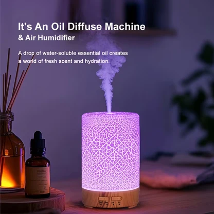 USB Operated Aroma Air Humidifier with 7 Color Lights
