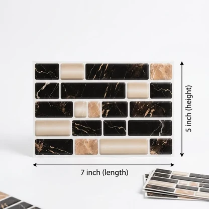 Self Adhesive Brick Design Tile Stickers
