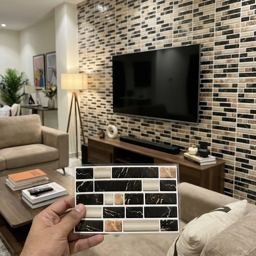 Self Adhesive Brick Design Tile Stickers