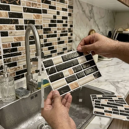 Self Adhesive Brick Design Tile Stickers