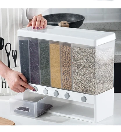 Wall Mounted Cereal & Rice Dispenser