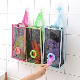 Multi-Purpose Hanging Shopper Dispenser Holder &amp; Organizer Bag