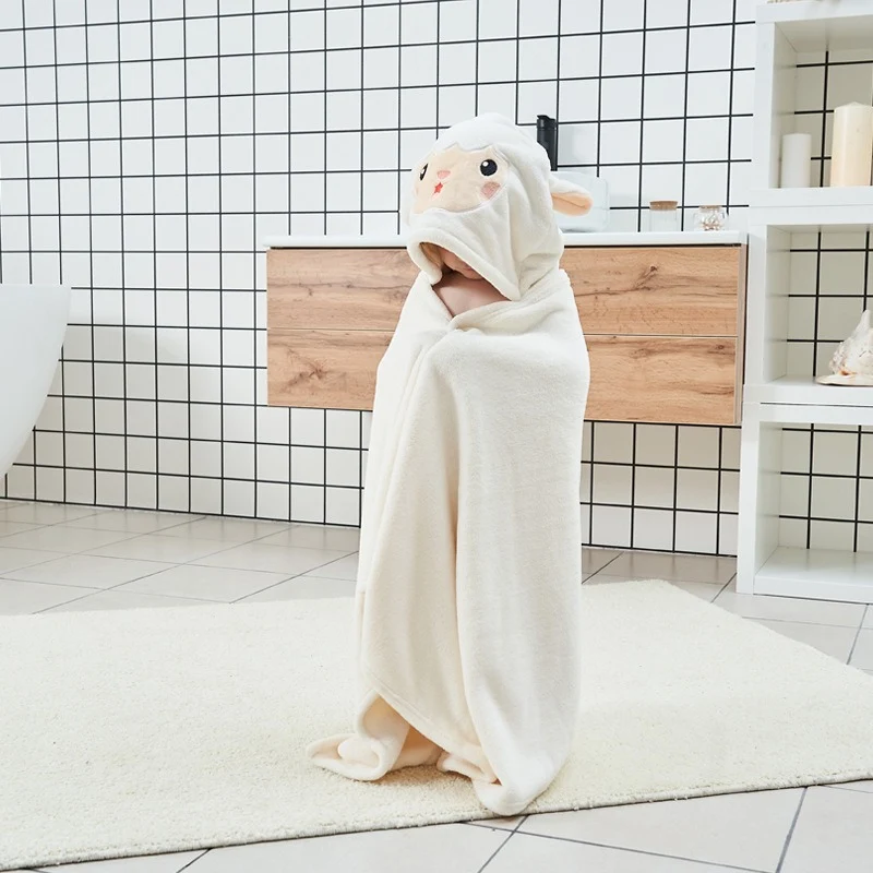 Cartoon Animal Baby Bath Towel
