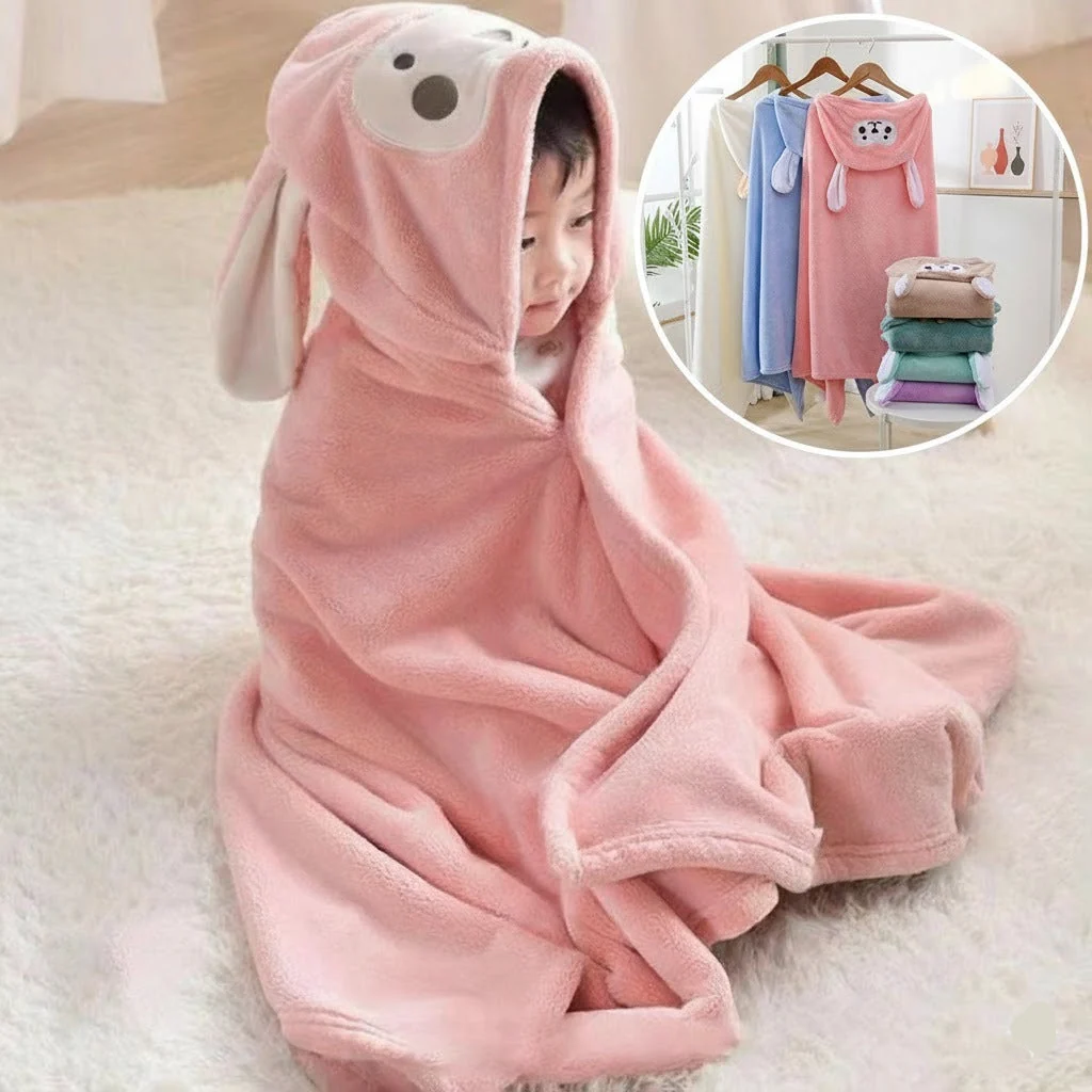 Cartoon Animal Baby Bath Towel