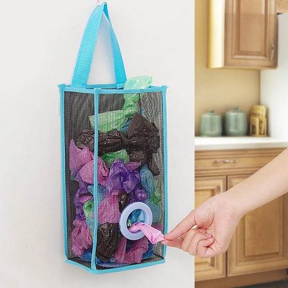 Multi-Purpose Hanging Shopper Dispenser Holder &amp; Organizer Bag