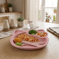2Pcs Kitty Plate Set with Fork & Spoon