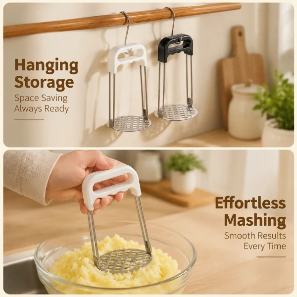 Stainless Steel Potato Masher Press
