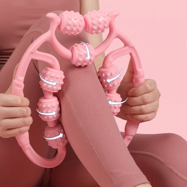 9-Wheel Full Body Massage Roller