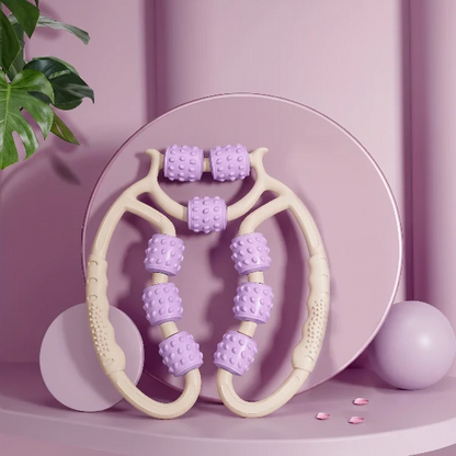 9-Wheel Full Body Massage Roller