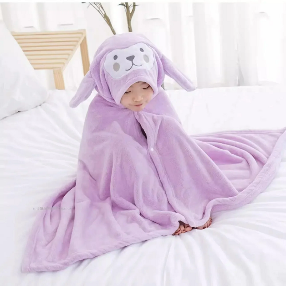 Cartoon Animal Baby Bath Towel