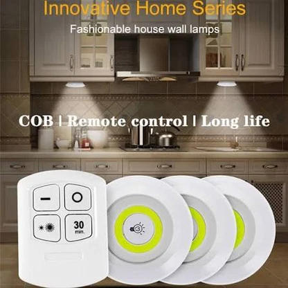Wireless Remote Control COB Night Light
